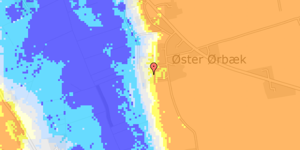 Ekstrem regn på Øster Ørbækvej 24