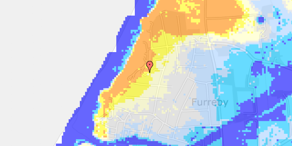 Ekstrem regn på Bjergbakken 7