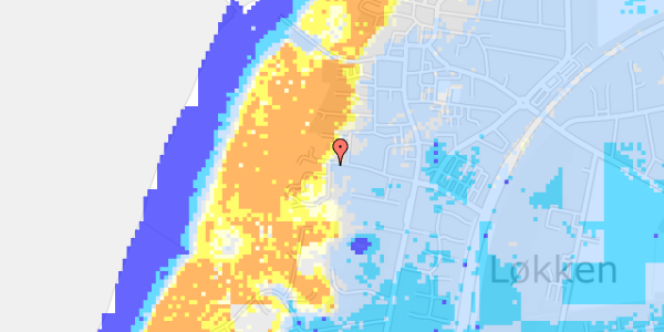 Ekstrem regn på Damgårdsvej 15A