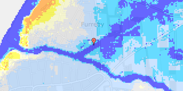 Ekstrem regn på Fasanvej 5