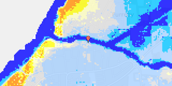 Ekstrem regn på Furrebyvej 15