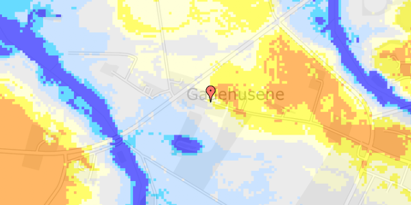 Ekstrem regn på Gadehusene 53