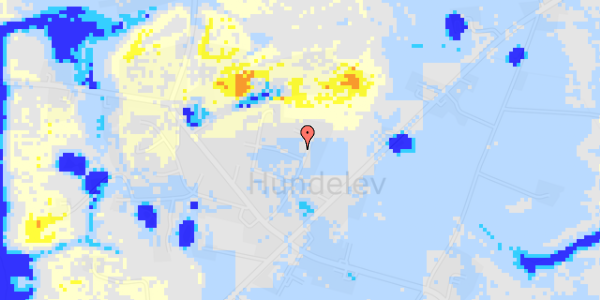 Ekstrem regn på Grusdalsvej 2