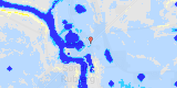 Ekstrem regn på Jelstrupvej 2A