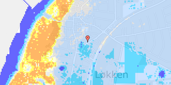 Ekstrem regn på Jyllandsgade 18