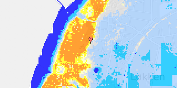 Ekstrem regn på Norgesvej 36