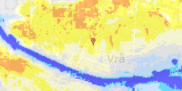 Ekstrem regn på Nygade 2, 2. th