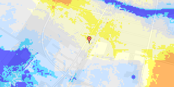 Ekstrem regn på Sdr Alle 33