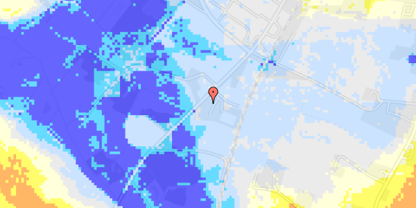 Ekstrem regn på Sdr Alle 77