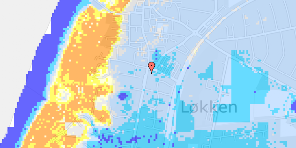 Ekstrem regn på Søndergade 35