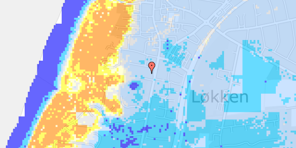 Ekstrem regn på Søndergade 42