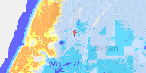 Ekstrem regn på Søndergade 43B, 1. 