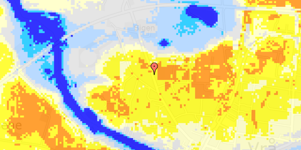 Ekstrem regn på Vestergade 51