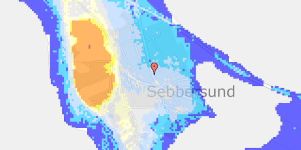 Ekstrem regn på Brogade 23