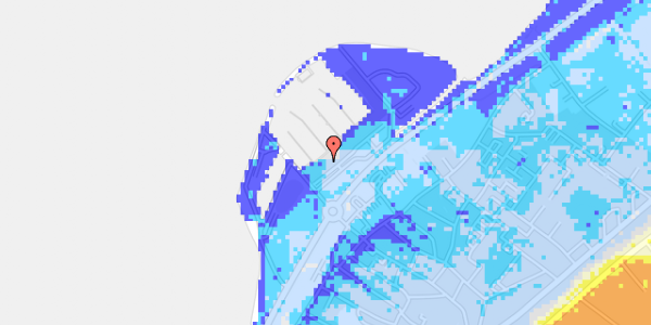 Ekstrem regn på Bryggen 15