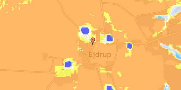 Ekstrem regn på Ejdrupvej 42