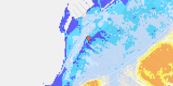 Ekstrem regn på Færchs Torv 3