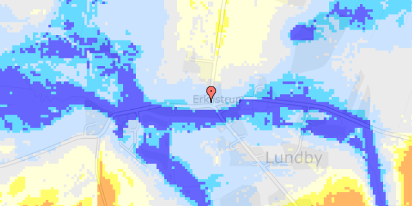 Ekstrem regn på Halkærvej 196