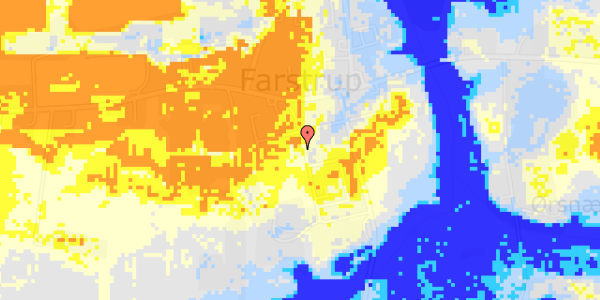 Ekstrem regn på Præstegårdsvej 6