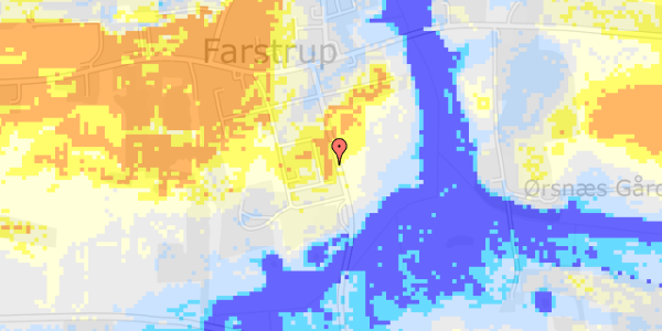 Ekstrem regn på Præstegårdsvej 19