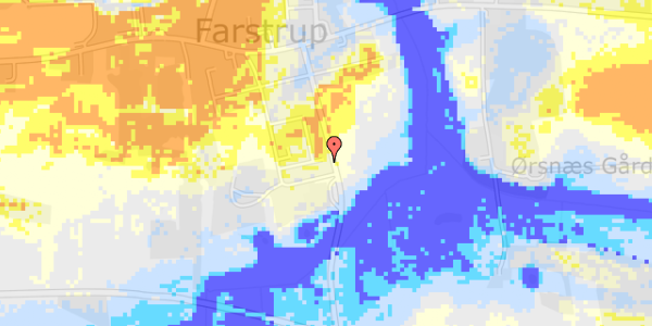 Ekstrem regn på Præstegårdsvej 23