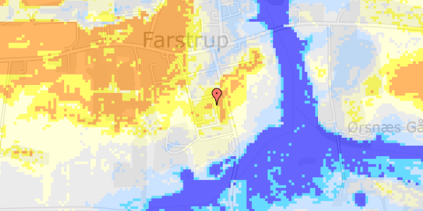 Ekstrem regn på Præstegårdsvej 43