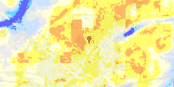 Ekstrem regn på Bisgaardsvej 6