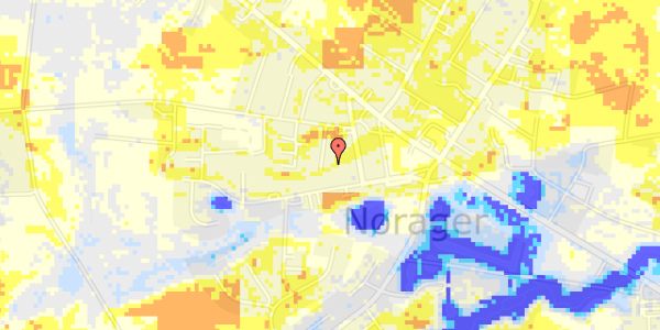 Ekstrem regn på Møllevej 13