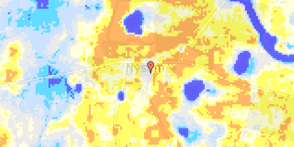 Ekstrem regn på Nysum Byvej 38