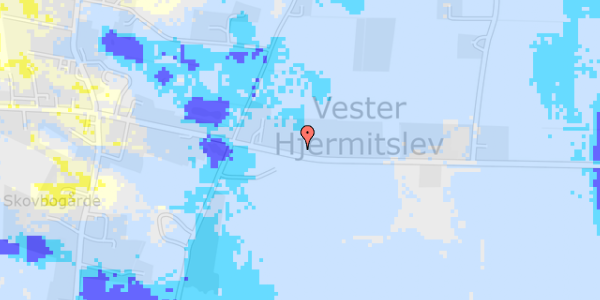 Ekstrem regn på Assenbækvej 45