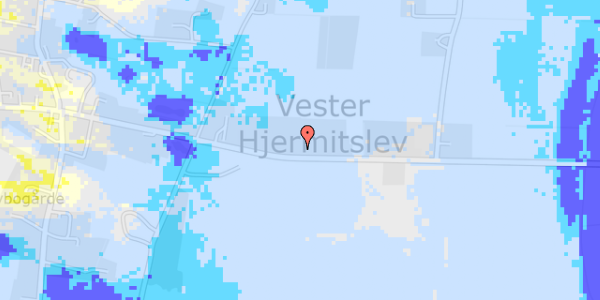 Ekstrem regn på Assenbækvej 55