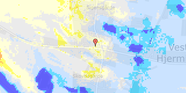 Ekstrem regn på Blæshøjvej 10, st. th