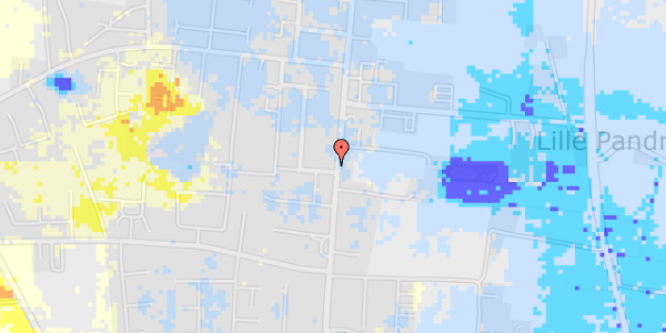 Ekstrem regn på Bredgade 54