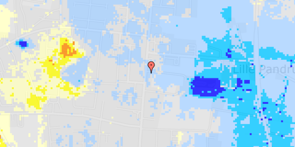 Ekstrem regn på Bredgade 63