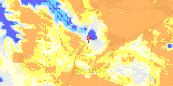 Ekstrem regn på Brødslevvejen 2