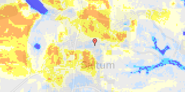 Ekstrem regn på Bundgaardsvej 4