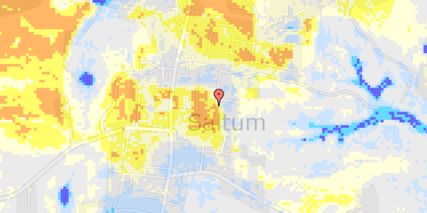 Ekstrem regn på Bundgaardsvej 12