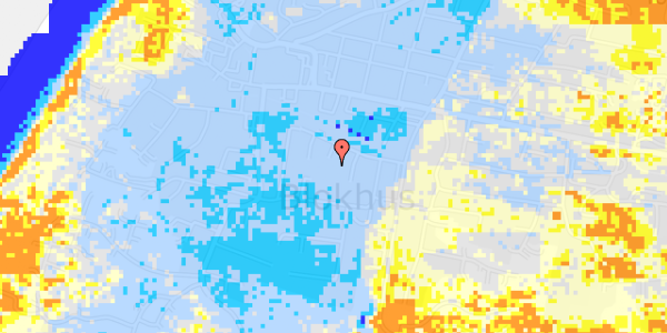 Ekstrem regn på Clemmi Falk Vej 19