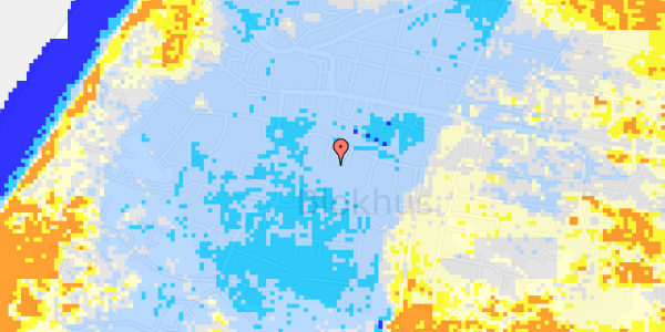 Ekstrem regn på Clemmi Falk Vej 27