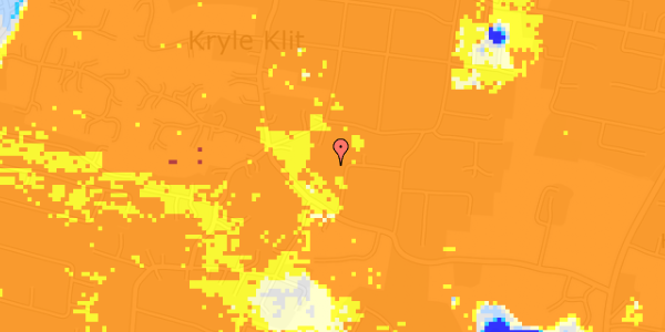 Ekstrem regn på Granlien 3