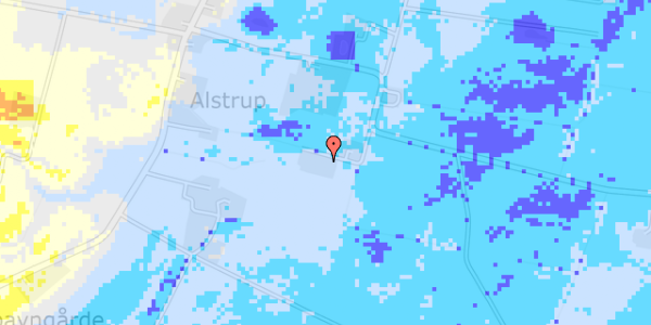 Ekstrem regn på Grønborgvej 34