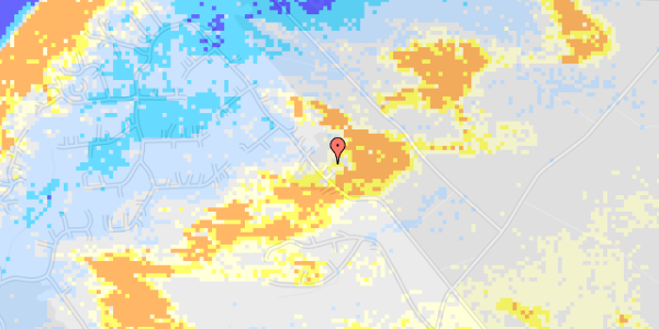 Ekstrem regn på Hunetorp Klitvej 62