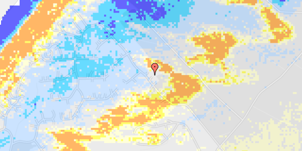 Ekstrem regn på Hunetorp Klitvej 68