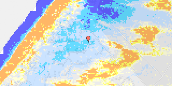 Ekstrem regn på Hunetorp Klitvej 95