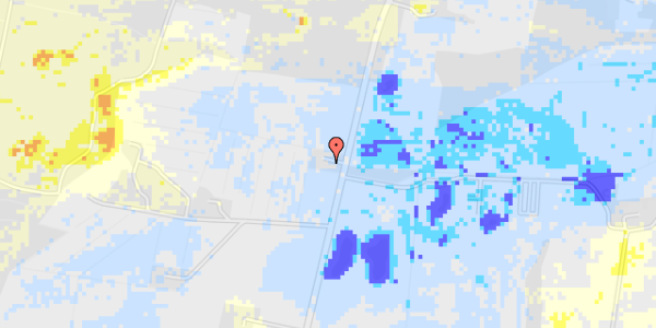 Ekstrem regn på Hunetorpvej 100