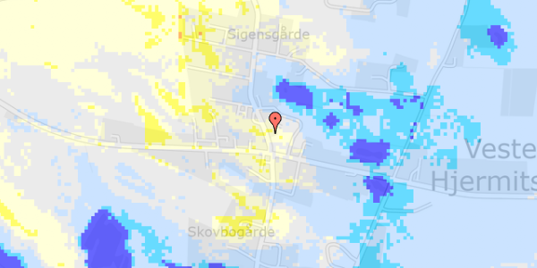 Ekstrem regn på Ingstrupvej 4