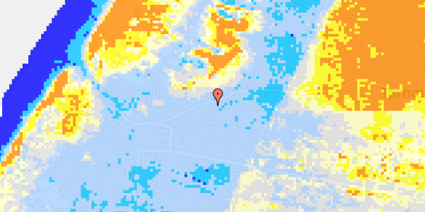 Ekstrem regn på Klitgaardsvej 8A