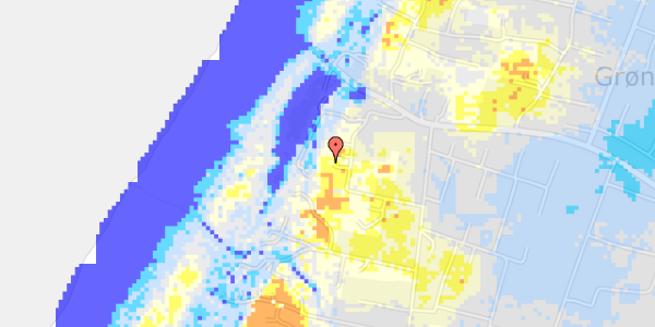 Ekstrem regn på Marensvej 20