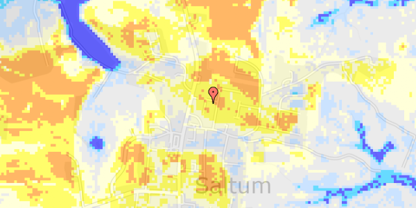 Ekstrem regn på Møllebakken 7B