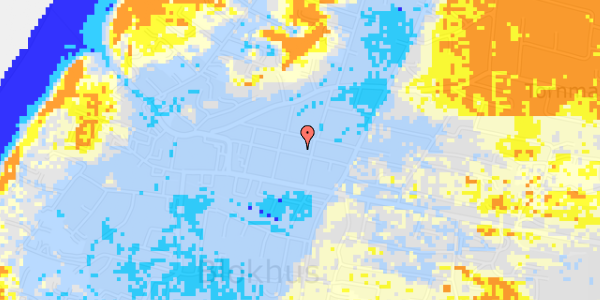 Ekstrem regn på Peder Madsensvej 13